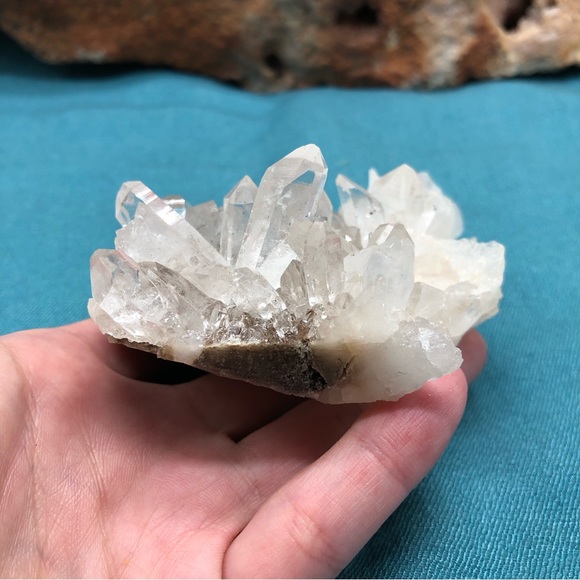 Himalayan Clear Quartz Cluster Specimen on matrix (High Quality) - Picture 7 of 7